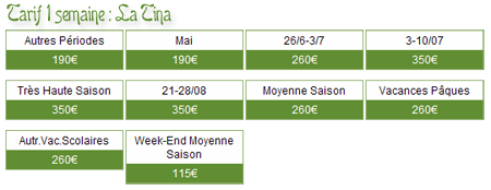 gite ardeche pas cher Tina